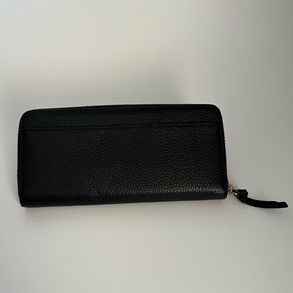 Kate Spade Black Pebble Leather Wallet - Picture 3 of 6